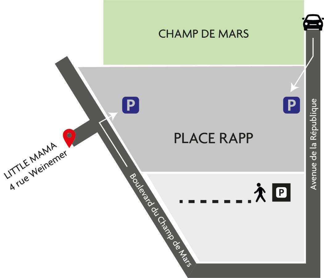 Апартаменти Little Mama 80 Meters From Public Parking Rapp Кольмар Екстер'єр фото